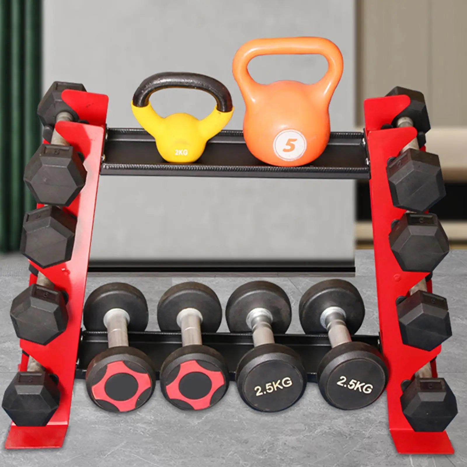 4 Tier Dumbbell Rack for Home Gym-3