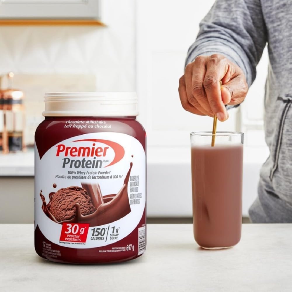 Premier – Whey Protein Powder – Chocolate Milkshake – 697 g, 17 Servings