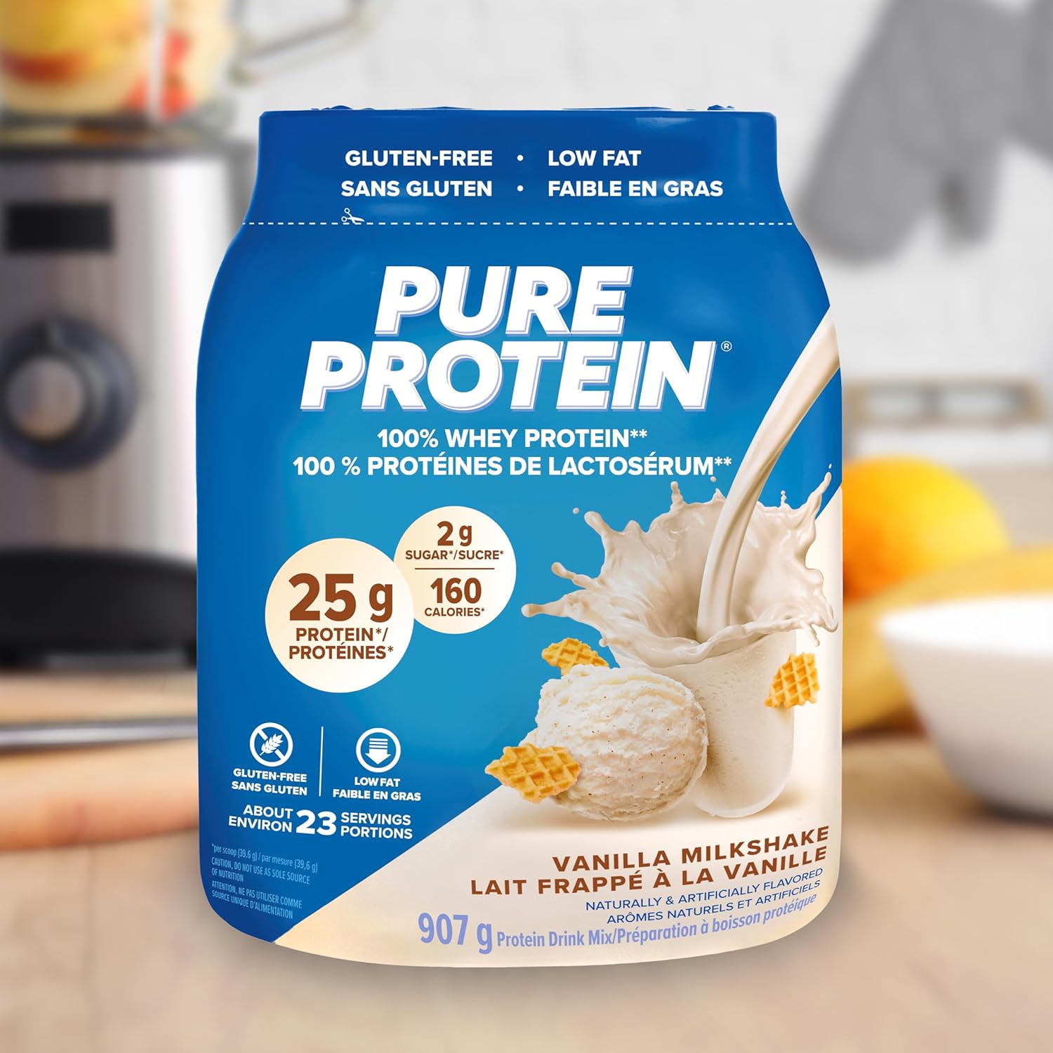 Pure Protein – Whey Powder – Vanilla – 907 g