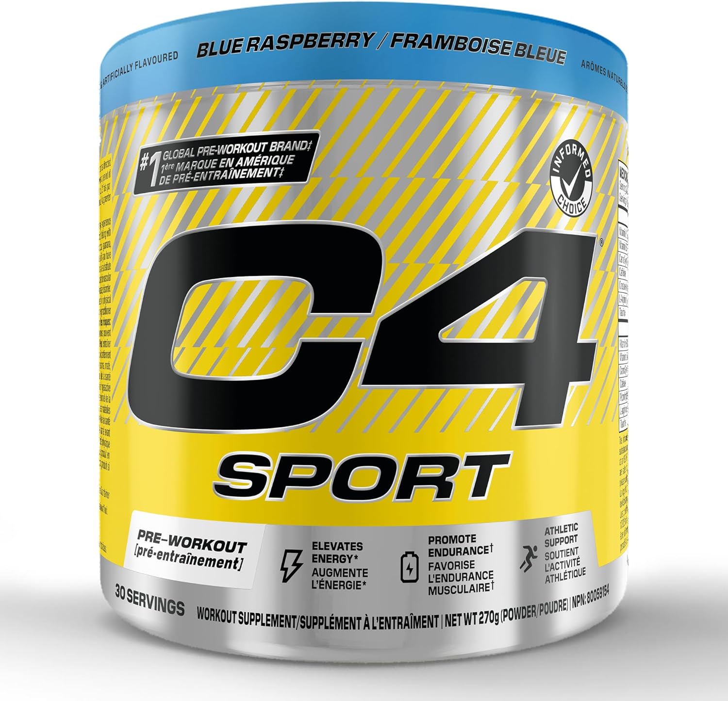 Cellucor – C4 Sport Pre Workout – Blue Raspberry – 30 Servings-0