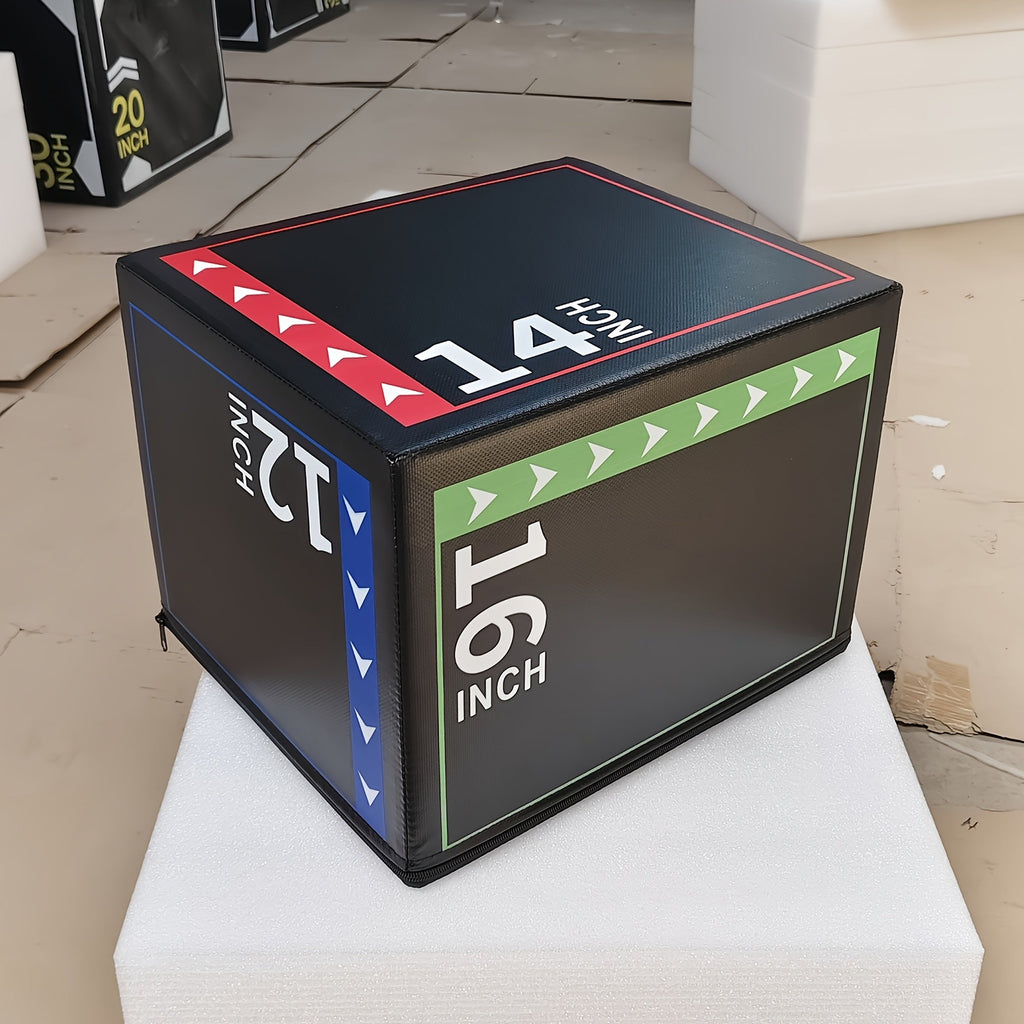 Fitness Jump Box PVC Foam Training-3