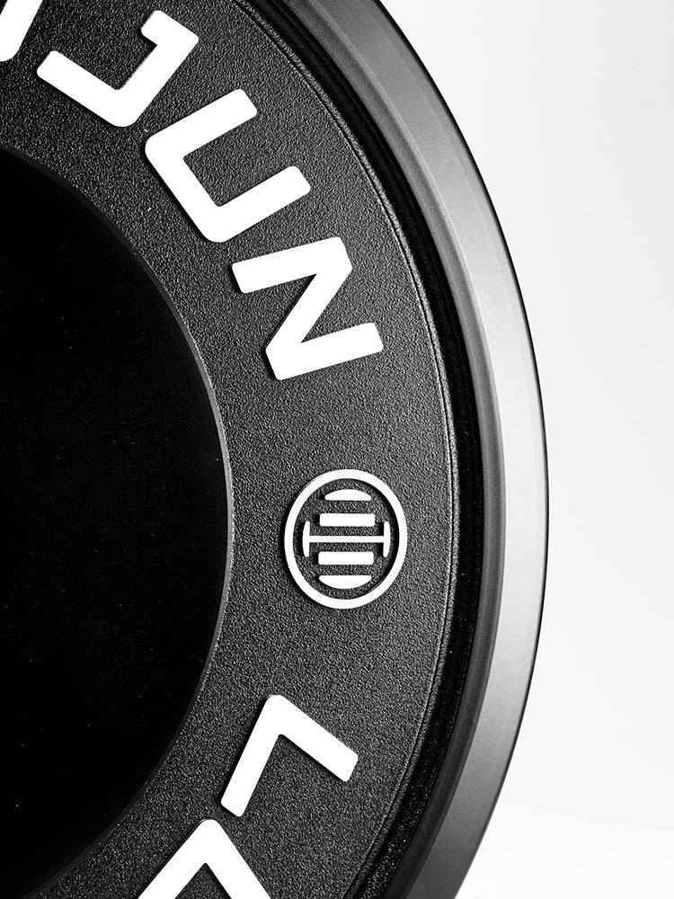 D Series Black Rubber Barbell Plates (150KG) - Weight Set-2