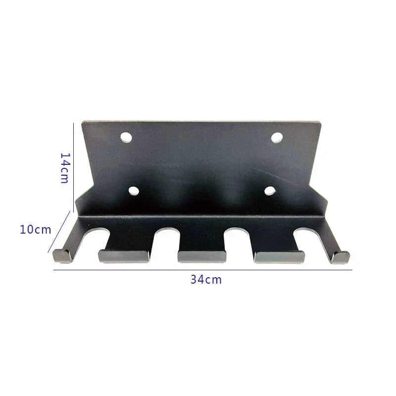 Wall Barbell Pole Placement Rack – Black – 14x10x16-0