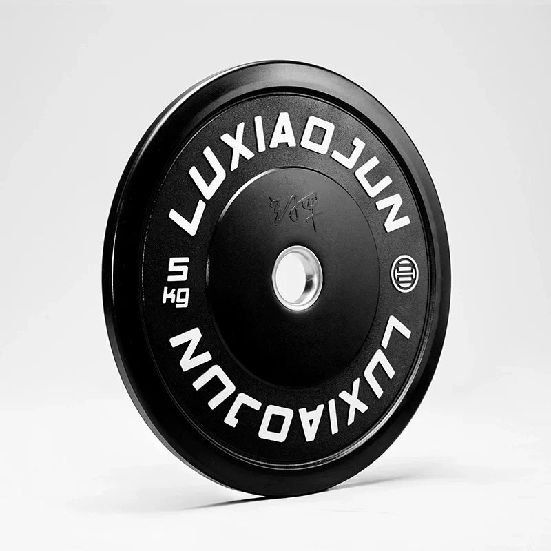 D Series Black Rubber Barbell Plates (150KG) - Weight Set-4