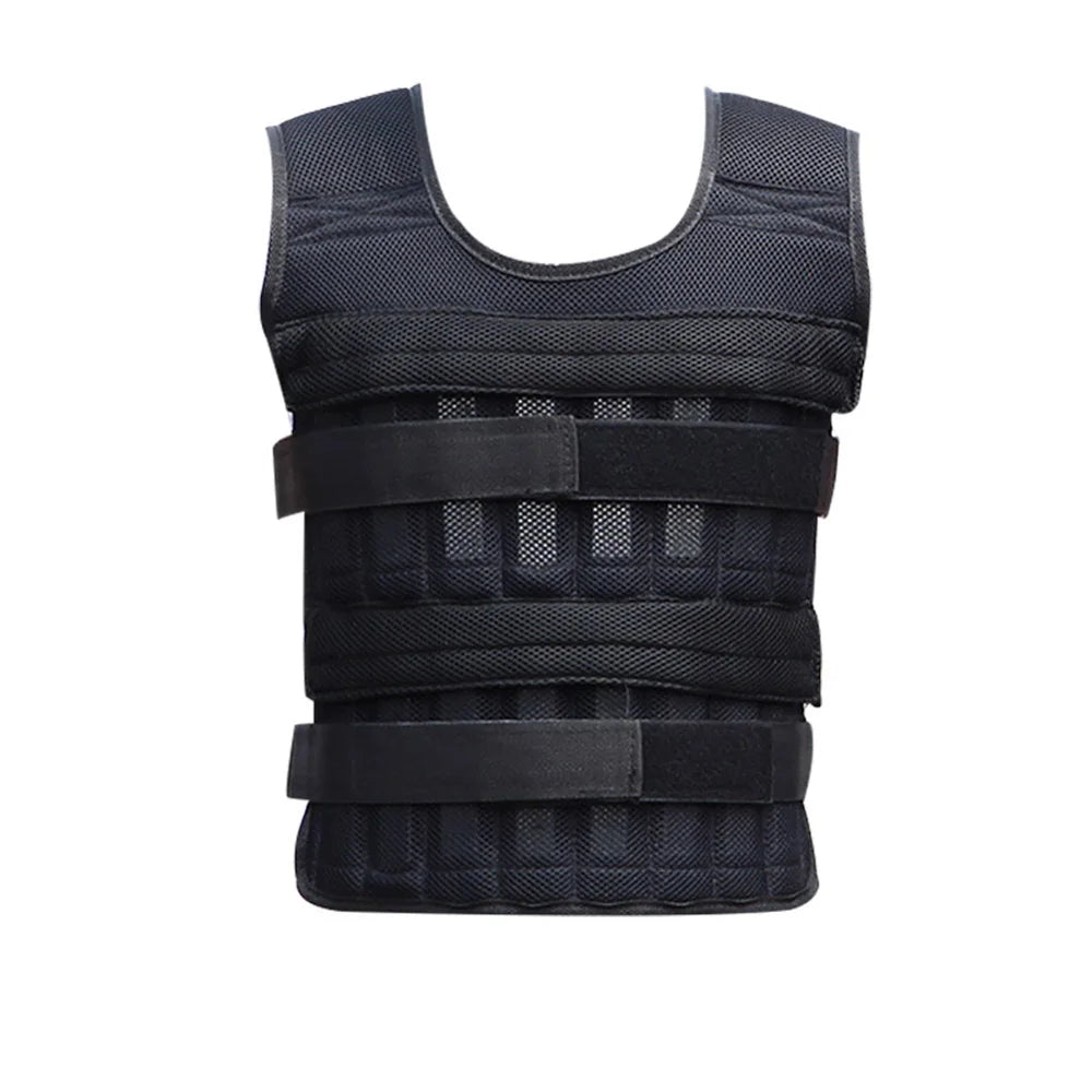 Adjustable Weighted Vest (Plates Not Included) Black-0