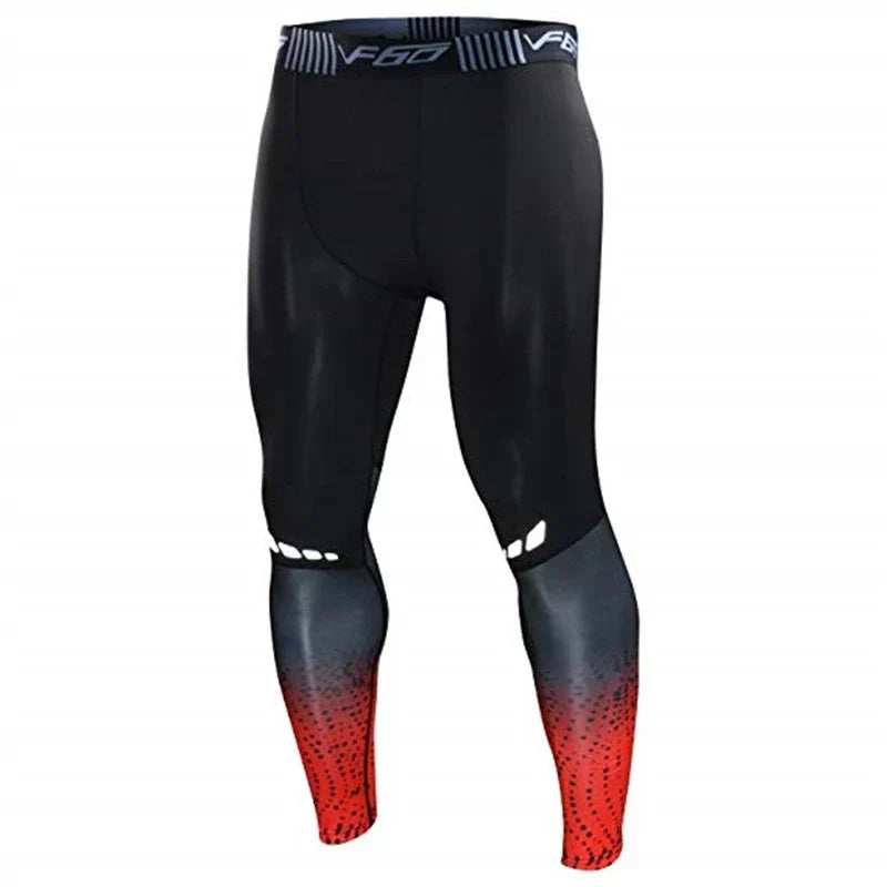 Men's Quick-Dry Compression Running & Fitness Leggings-2
