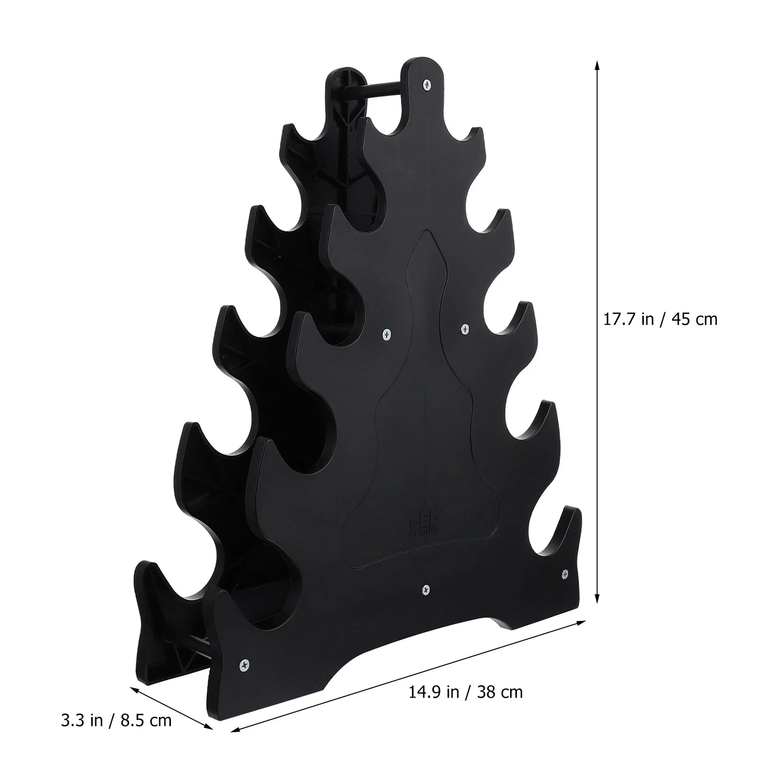 Triangle Fitness Rack - Dumbbell & Kettlebell Storage Stand-1