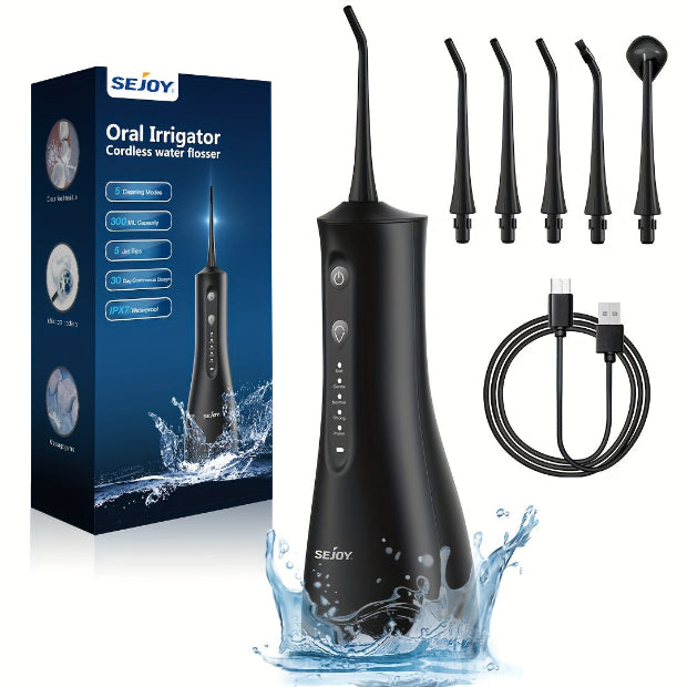 Cordless Portable Rechargeable Water Dental Flosser-0