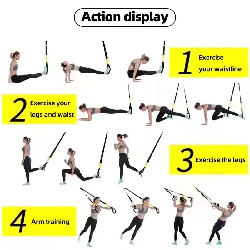 Suspension Training Straps Resistance Set-4